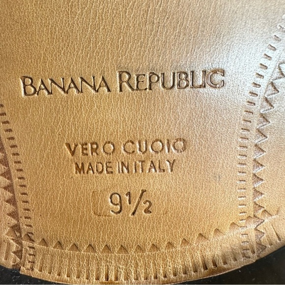 Banana Republic Men’s Black Italian Leather Loafers. Size 9 1/2D - Picture 10 of 12